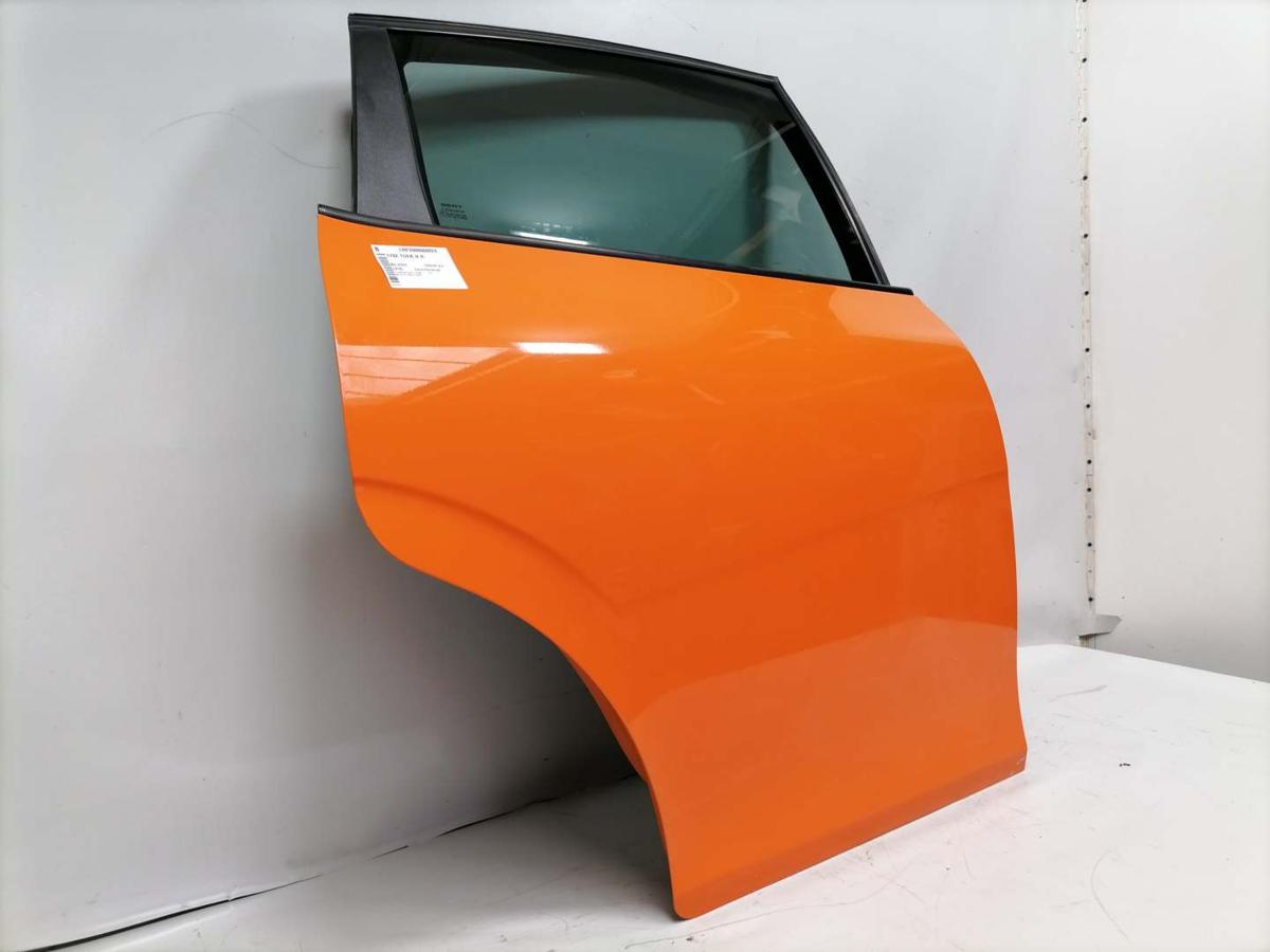 Seat Leon 1P original T&uuml;r hinten rechts LP2C Leuchtorange Rohbau Bj.2009
